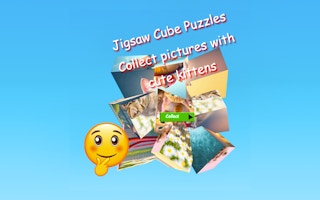 Jigsaw Cube Puzzles: Cute Kittens Picture Collection