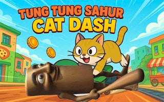 Tung Tung Sahur Cat Dash - Endless Runner Game