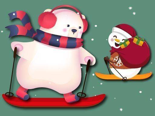 Ski Xmas: Christmas Ski Adventure Online Arcade Game
