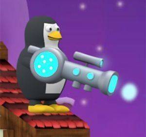 Frosty Penguin Snowball Toss