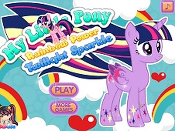 Rainbow Power Twilight Sparkle Dress Up Game - Fashion Game