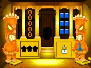 Tiki Cave Escape Puzzle Game