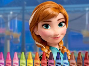 Anna Frozen Coloring Online Coloring Game