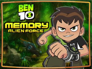 Ben 10 Memory Alien Force Online Puzzle Game