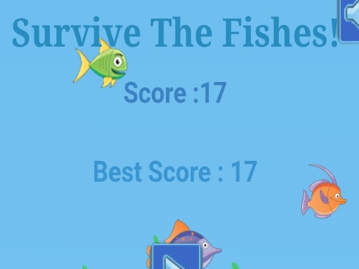 Survive The Fishes Online Arcade Game