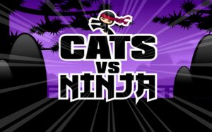 Cats Vs Ninja Dodge Game Online