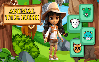 Animal Tile Rush: Memory Match Puzzle