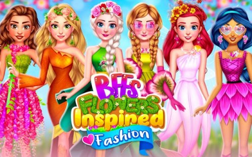 BFFs Flowers Inspired Fashion - Dress Up Game
