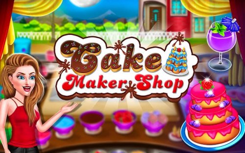 Cake Shop Cafe: Pastries & Waffles Cooking Game