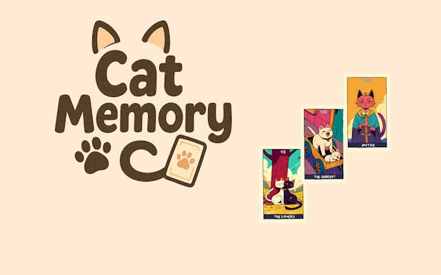 Cat Memory: Feline Pairs Card Game