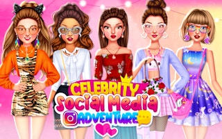 Celebrity Social Media Adventure Fashion Game