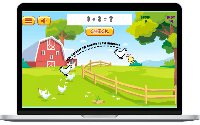 Chicken Math: Addition & Subtraction Game