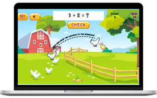 Chicken Math: Addition & Subtraction Game