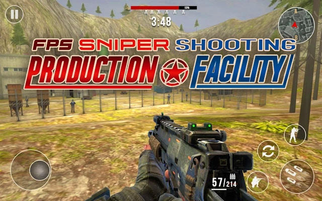FPS Sniper Shooting: Production Facility - Covert Strike