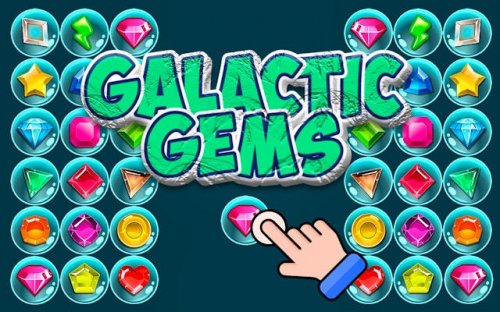 Galactic Gems Match 3 Puzzle Game