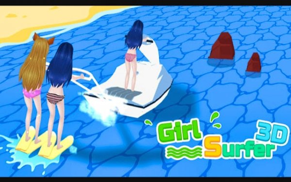 Girl Surfer 3D: Surfing Parkour Adventure Arcade Game