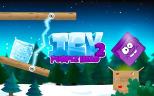 Icy Purple Head 2: Slide & Stick Puzzle Game Online
