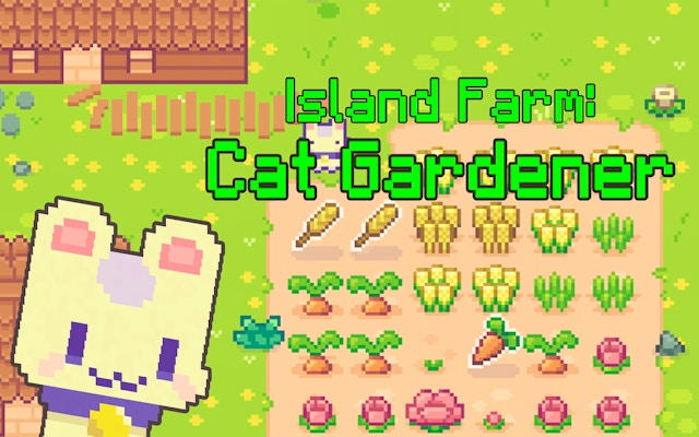 Island Farm Cat Gardener - Pixel Farming Game