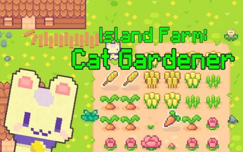 Island Farm Cat Gardener - Pixel Farming Game