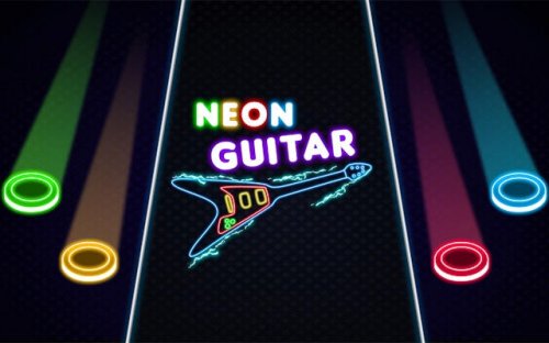 Neon Guitar: Rhythm Hero Game