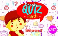 Speedy Quiz Maths Game