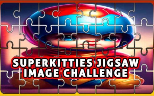 SuperKitties Jigsaw Puzzle Slider Challenge