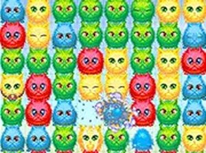 Kitten Island Match 3 Puzzle