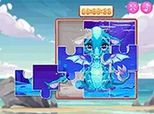 Fantasy Animal Picture Assembly Game